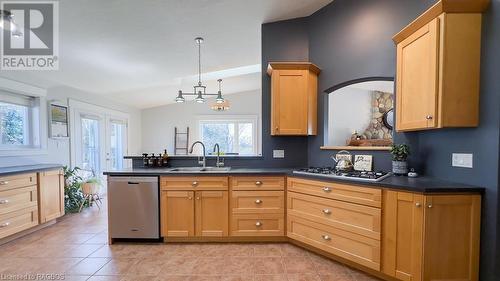 737 Lake Range Drive, Huron-Kinloss, ON - Indoor Photo Showing Kitchen With Double Sink