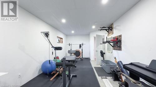 737 Lake Range Drive, Huron-Kinloss, ON - Indoor Photo Showing Gym Room