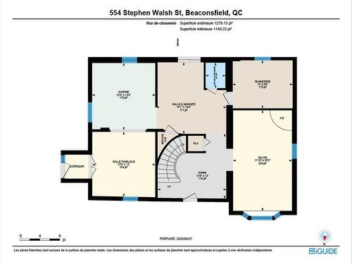 Plan (croquis) - 554 Rue Stephen-Walsh, Beaconsfield, QC - Other