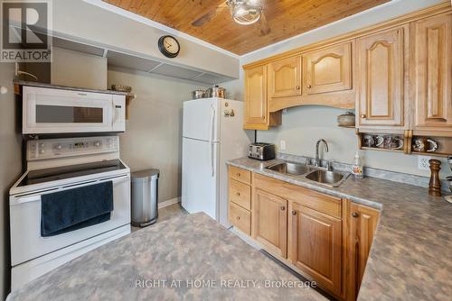 3507 Highway 35 Rd. N. Road N, Kawartha Lakes, ON - Indoor Photo Showing Kitchen With Double Sink