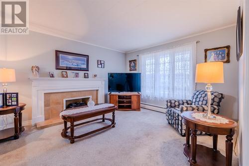 54 Smallwood Drive, Mount Pearl, NL - Indoor Photo Showing Living Room With Fireplace