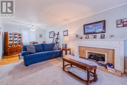 54 Smallwood Drive, Mount Pearl, NL - Indoor Photo Showing Living Room With Fireplace