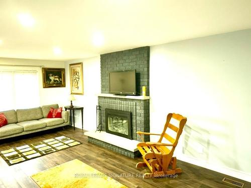 1813 Spruce Hill Rd, Pickering, ON - Indoor Photo Showing Living Room With Fireplace