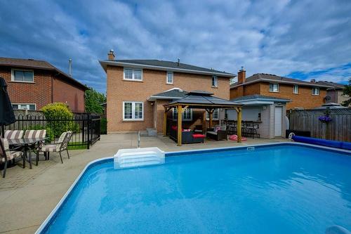 17 Sandy Drive, Hamilton, ON - Outdoor With In Ground Pool With Deck Patio Veranda With Backyard With Exterior