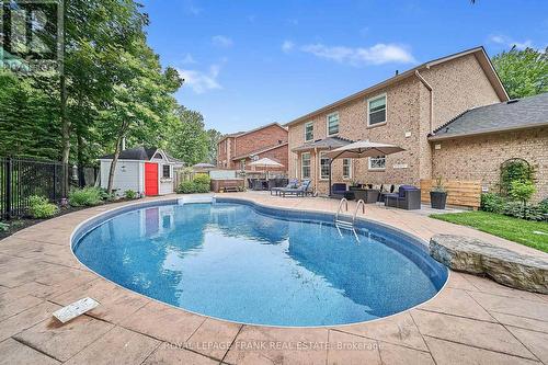 18 Galloway Crescent, Uxbridge, ON - Outdoor With In Ground Pool With Backyard