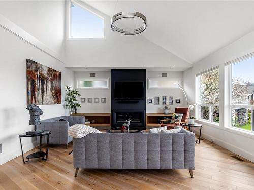 1299 Eston Pl, Langford, BC - Indoor Photo Showing Living Room With Fireplace