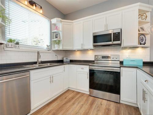 2477 Orchard Ave, Sidney, BC - Indoor Photo Showing Kitchen With Double Sink