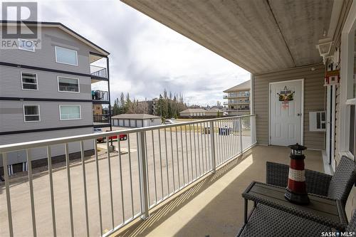 202 2781 Woodbridge Drive, Prince Albert, SK - Outdoor With Balcony With Exterior