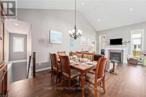190 Emery Street, Central Elgin, ON - Indoor Photo Showing Dining Room With Fireplace