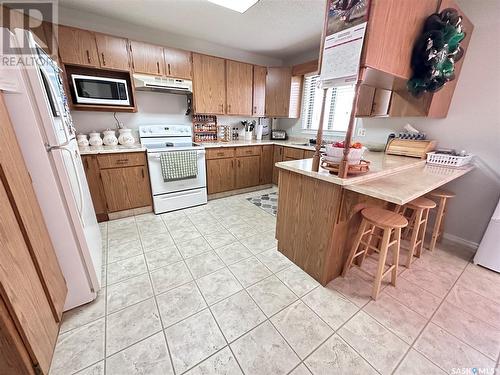 105 2Nd Avenue E, Lampman, SK - Indoor Photo Showing Kitchen With Double Sink