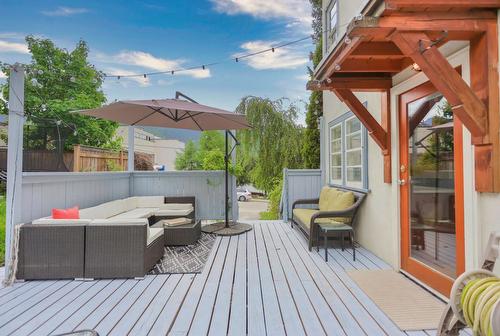 704 Hoover Street, Nelson, BC - Outdoor With Deck Patio Veranda With Exterior
