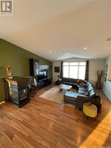 Etomami River Acreage, Hudson Bay Rm No. 394, SK - Indoor Photo Showing Living Room With Fireplace