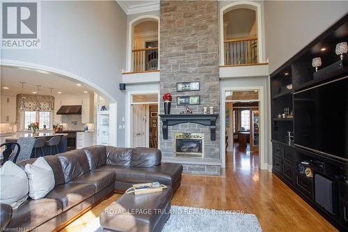 Imported from itso - 5396 Fisher Line, Plympton-Wyoming, ON - Indoor Photo Showing Living Room With Fireplace