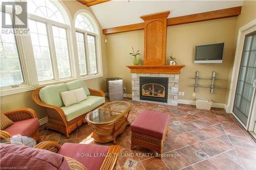 Imported from itso - 5396 Fisher Line, Plympton-Wyoming, ON - Indoor Photo Showing Living Room With Fireplace