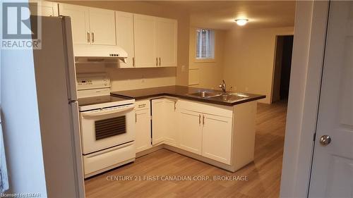 Lower - 1054 Margaret Street, London, ON - Indoor Photo Showing Kitchen With Double Sink
