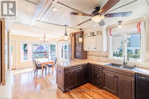 19 Shady Lane, Lambton Shores, ON - Indoor Photo Showing Kitchen With Double Sink