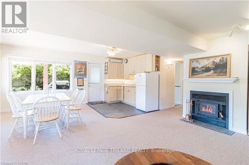 19 Shady Lane, Lambton Shores, ON - Indoor With Fireplace