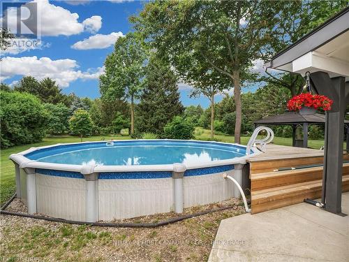 13660 Longwoods Road, Chatham-Kent, ON - Outdoor With Above Ground Pool