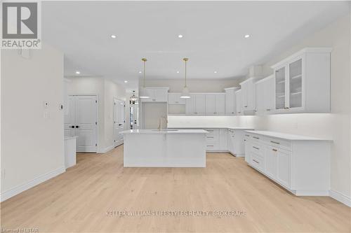 110 Leneve Street, Lambton Shores, ON - Indoor Photo Showing Kitchen With Upgraded Kitchen