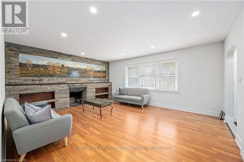 1466 Oakdale Street, London, ON - Indoor With Fireplace