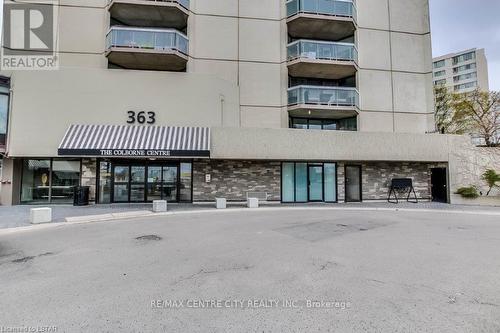 604 - 363 Colborne Street, London, ON - Outdoor With Balcony