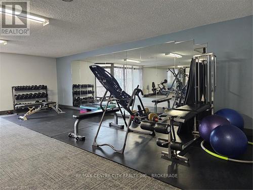 2202 - 363 Colborne St Street, London, ON - Indoor Photo Showing Gym Room