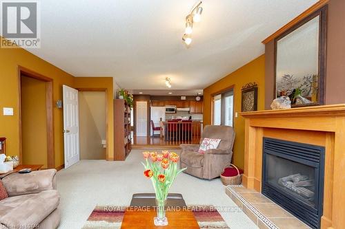 78 Parkview Drive, Thames Centre, ON - Indoor Photo Showing Living Room With Fireplace