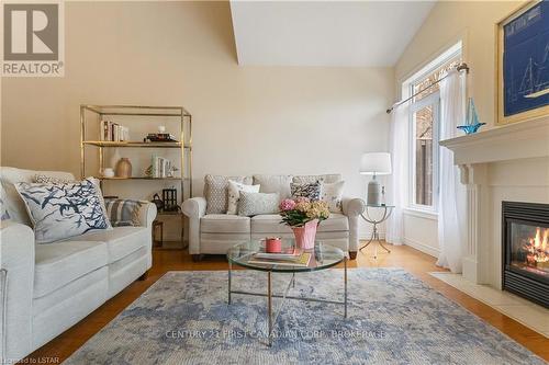 6 - 375 Edith Cavell Boulevard, Central Elgin (Port Stanley), ON - Indoor Photo Showing Living Room With Fireplace