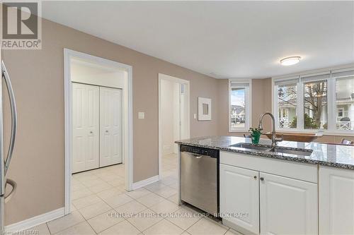 6 - 375 Edith Cavell Boulevard, Central Elgin (Port Stanley), ON - Indoor Photo Showing Kitchen With Double Sink