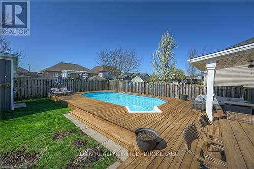 69 Shaw Boulevard, St. Thomas, ON - Outdoor With Above Ground Pool
