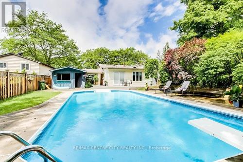 20 Luton Crescent, St. Thomas, ON - Outdoor With In Ground Pool With Backyard