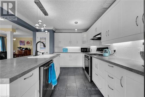 1249 Savannah Dr, London, ON - Indoor Photo Showing Kitchen With Upgraded Kitchen
