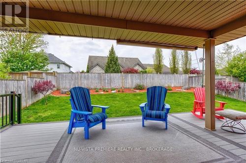 39 Dannecker Road, Stratford, ON - Outdoor With Deck Patio Veranda With Backyard