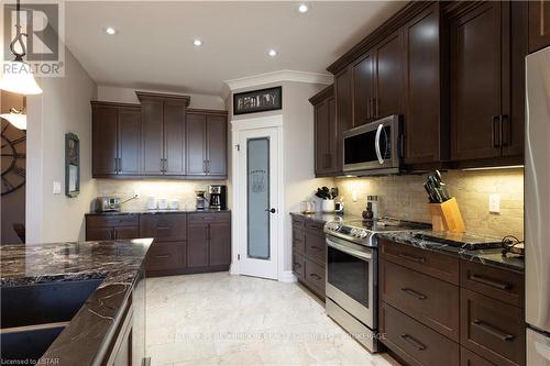 113 Collins Way, Strathroy-Caradoc, ON - Indoor Photo Showing Kitchen With Upgraded Kitchen
