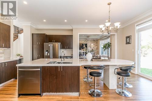 42 Trail Boulevard, Springwater, ON - Indoor Photo Showing Kitchen With Double Sink With Upgraded Kitchen