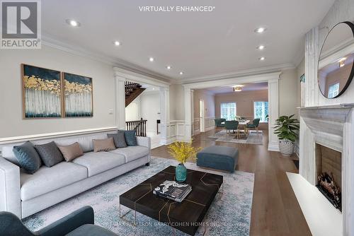 159 Old Yonge Street, Toronto, ON - Indoor Photo Showing Living Room With Fireplace