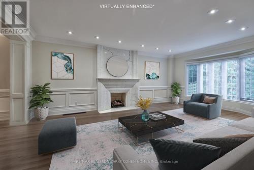 159 Old Yonge Street, Toronto, ON - Indoor Photo Showing Living Room With Fireplace