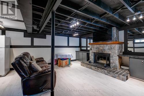 29 Barberry Court, Whitby, ON - Indoor With Fireplace