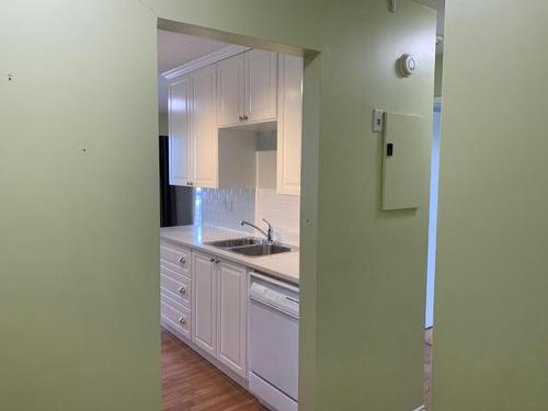 310-411 Nicola Street, Kamloops, BC - Indoor Photo Showing Kitchen With Double Sink