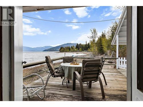 1665 Blind Bay Road, Blind Bay, BC - Outdoor With Body Of Water With Deck Patio Veranda With View