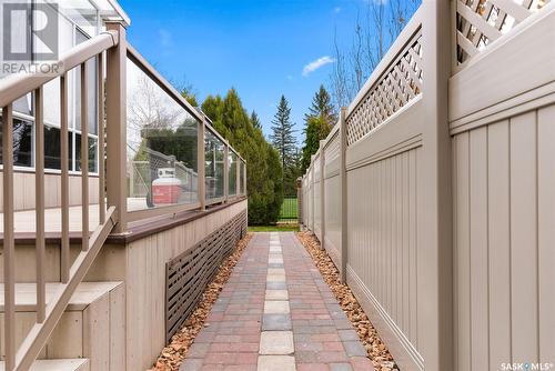 9447 Wascana Mews, Regina, SK - Outdoor With Deck Patio Veranda With Exterior