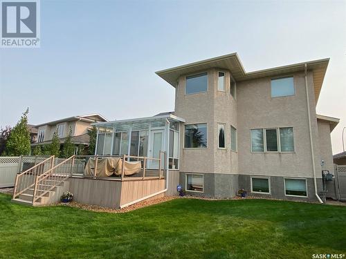 9447 Wascana Mews, Regina, SK - Outdoor With Deck Patio Veranda With Exterior