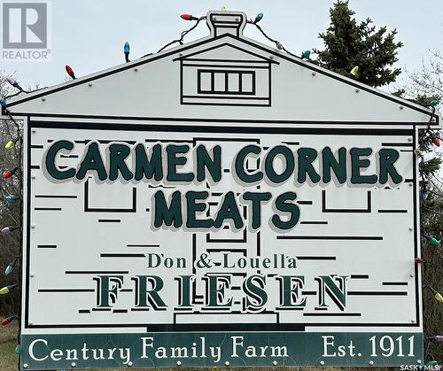 Carmen Corner Meats, Laird Rm No. 404, SK 