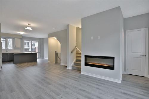 288 Glover Road|Unit #32, Stoney Creek, ON - Indoor Photo Showing Living Room With Fireplace