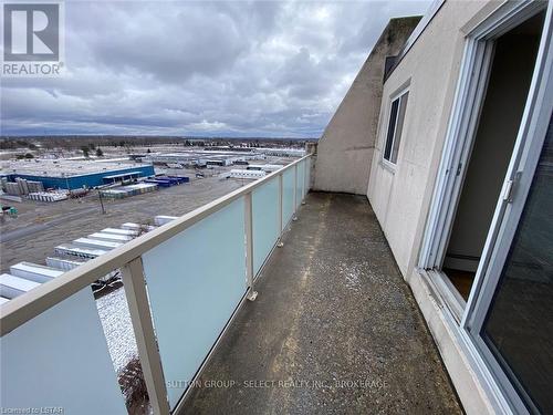 1105 - 583 Mornington Avenue, London, ON - Outdoor With Balcony With View