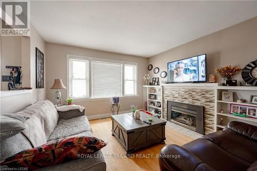 1295 King Street, London, ON - Indoor Photo Showing Living Room With Fireplace