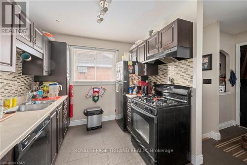 1295 King Street, London, ON - Indoor Photo Showing Kitchen With Double Sink