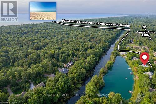 10099 Jennison Crescent, Lambton Shores, ON -  With Body Of Water With View