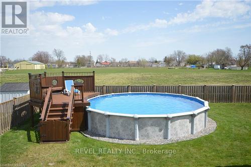 8105 Mcgregor Court, Amherstburg, ON - Outdoor With Above Ground Pool With Backyard