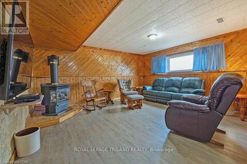 21217 Taits Road, Southwest Middlesex, ON - Indoor Photo Showing Living Room With Fireplace